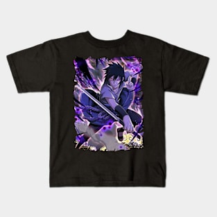 SASUKE UCHIHA MERCH VTG Kids T-Shirt